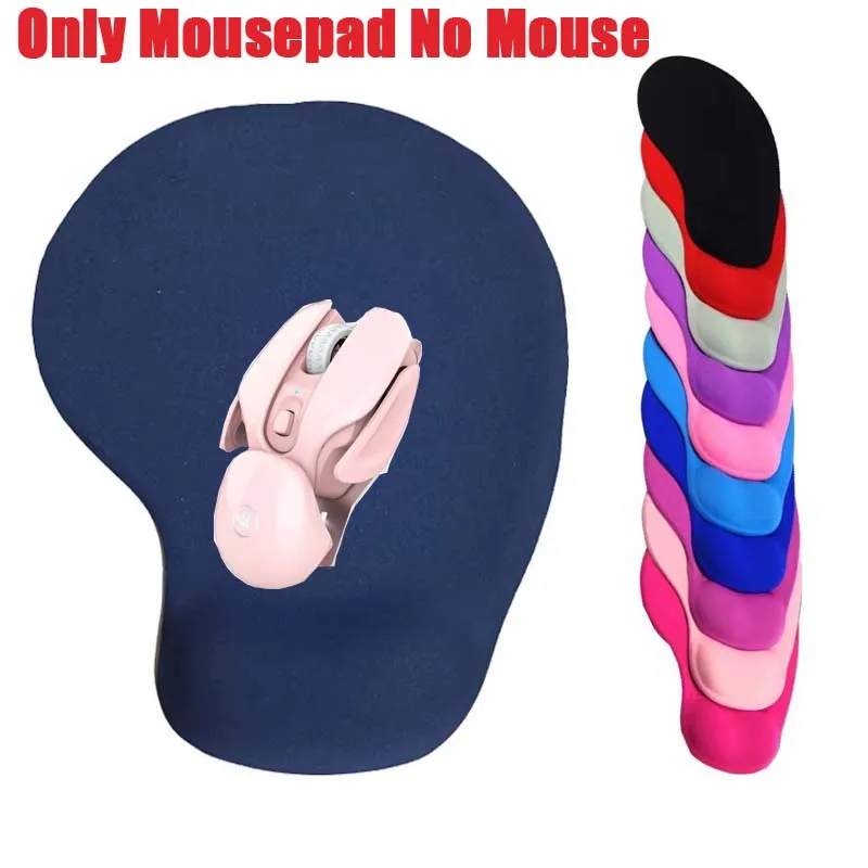 

Mousepad with Wrist Rest Holder Soft Silicone Gel Hand Relax Support Anti Slip Mouse Mad Colorful Mice Mat Desk Cup Coaster