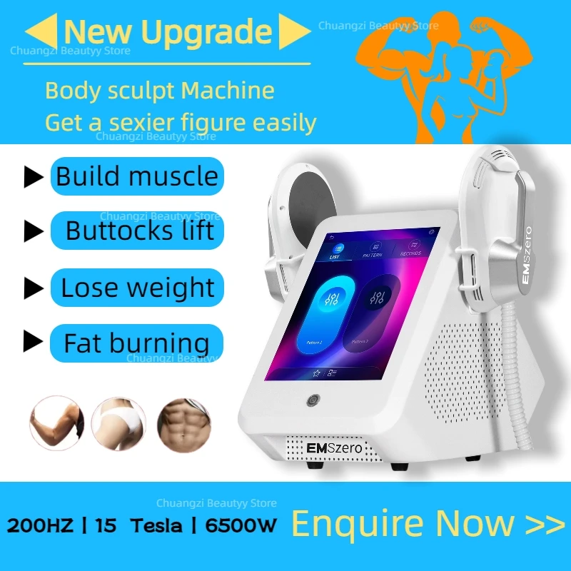 

NEO 6500W EMSzero Nova EMSZERO Hi-emt Machine 2024 EMS Pelvic Pad Muscle Stimulation Body Sculpt For Slmming Salon