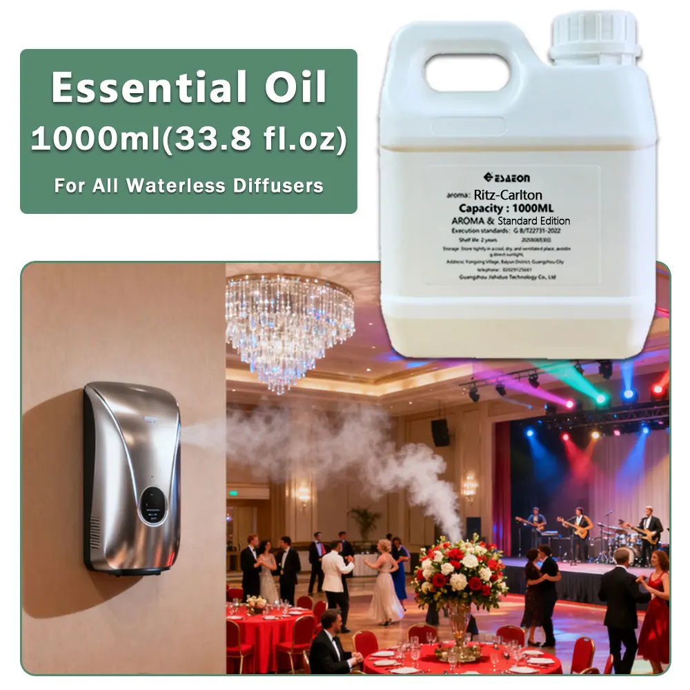 ESAEON Two Fluid Fragrance Diffuser Supplement Liquid Essential Oil, Hotel Aroma Machine Oil, Ritz-Carlton - 1000ML (33.8 fl.oz)