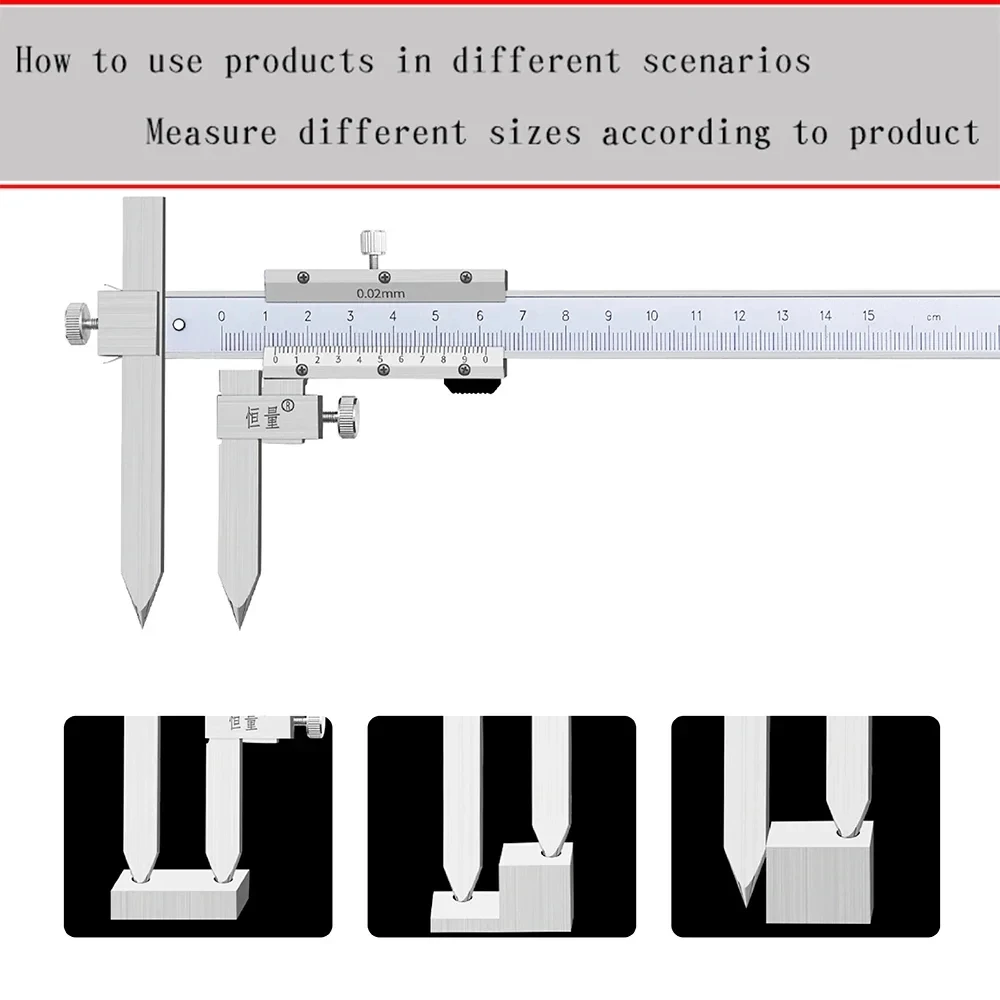 Di alta Qualità di Centro Distanza Vernier Caliper Distanza del Foro Pinza Bordo Centro Distanza Pinza Offset Centrale Vernier Calipe