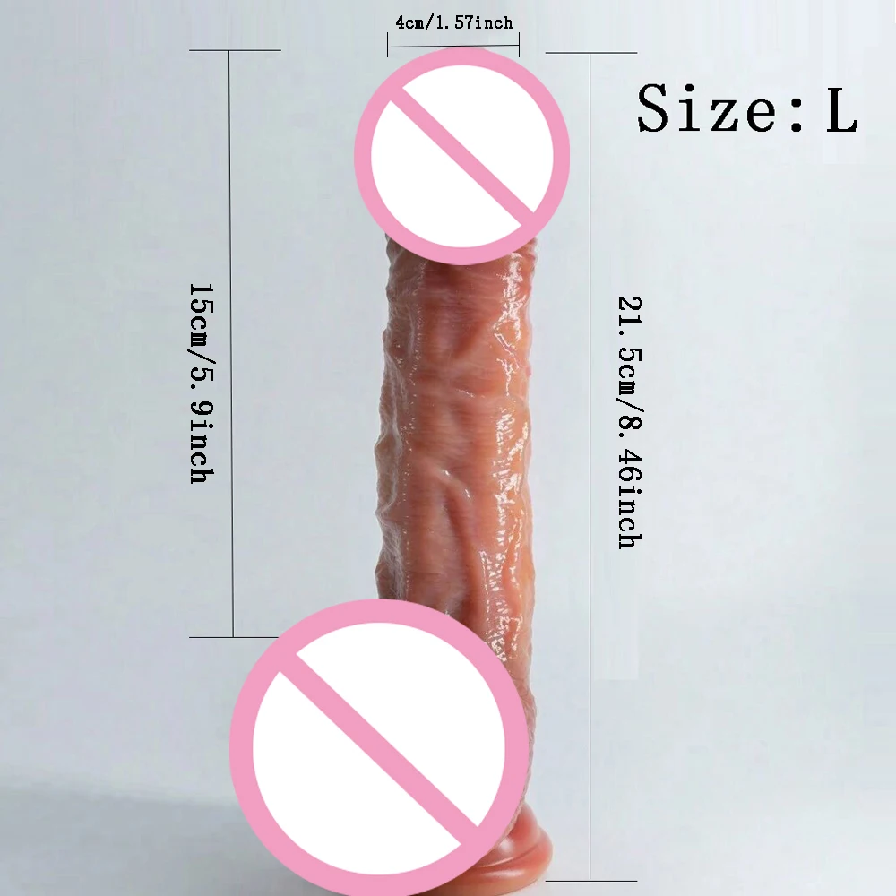 سوبر واقعية دسار للإناث الاستمناء الجلد انزلاق القلفة ديك الاختراق الشرج كبير القضيب مثير الكبار الجنس لعب للنساء
