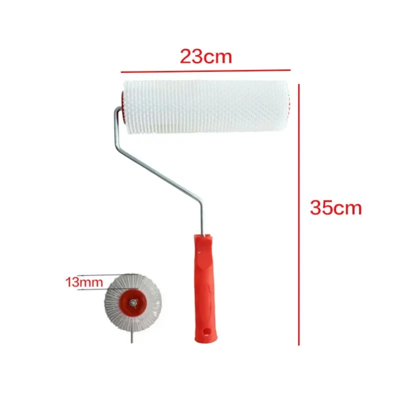 9-inch epoxy floor structure foaming, needle punching, and air release drum brush self leveling cement special tool