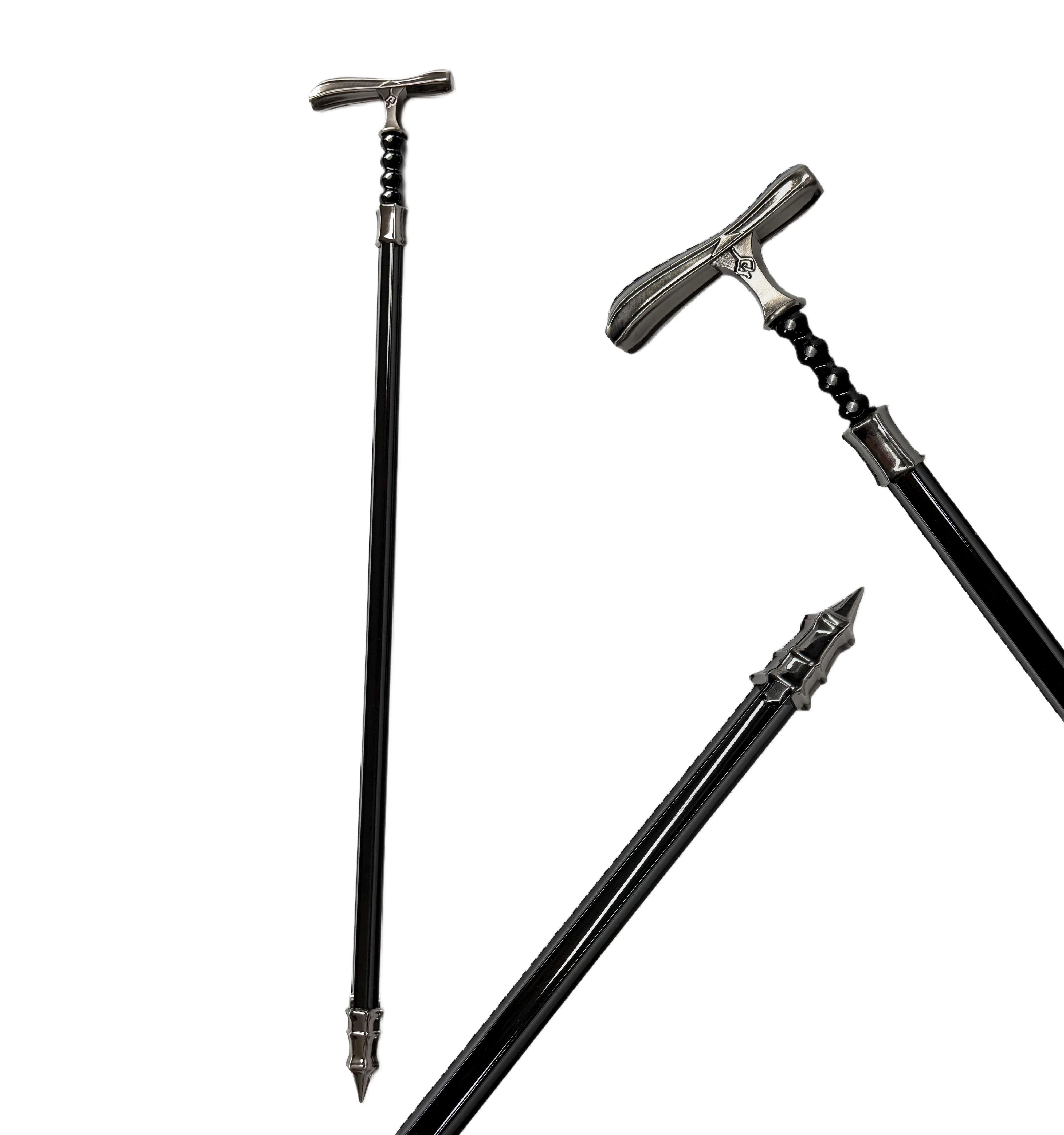 

Bloodborne Spiral Staff Hunter's Staff - Available in Two Metal Colors - Gaming Merchandise and Movie Props Unsharpened