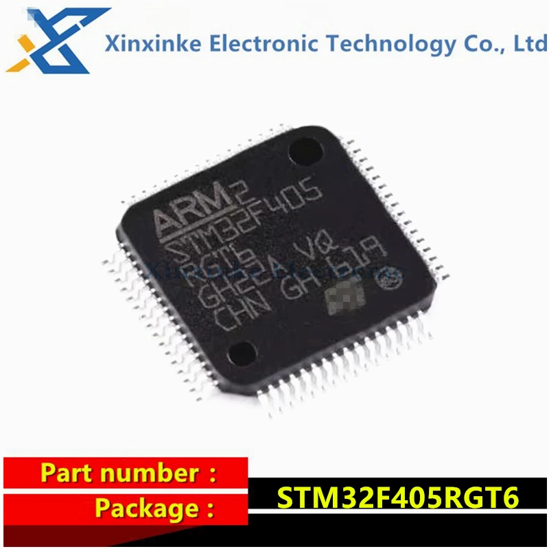 5PCS STM32F405RGT6 LQFP-64 ARM Cortex-M4 32-bit microcontroller MCU