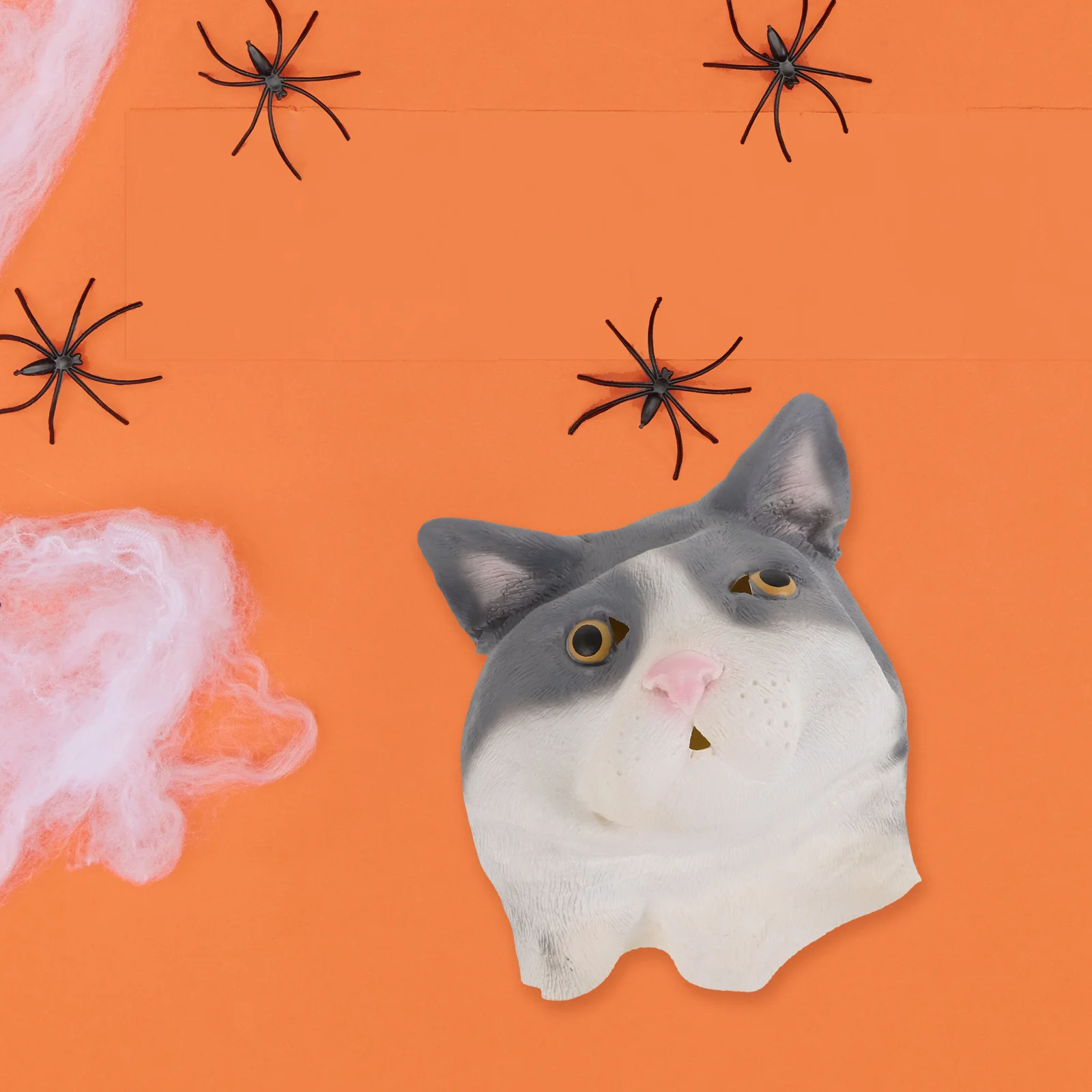 

Halloween Cat Head Mask Adults Realistic Latex Cat Mask Scary Halloween Costume Cosplay Party Headwear Funny Masks for Adults