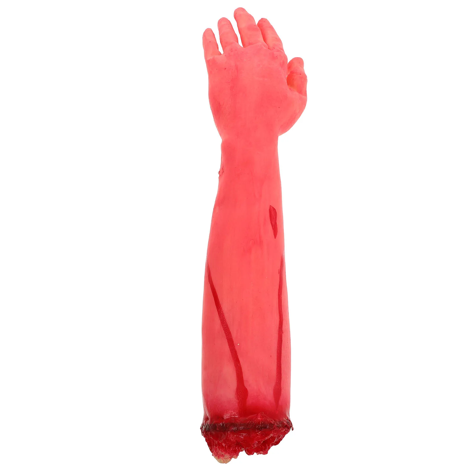 Puntelli per arti simulati Decorazione per braccio spezzato in plastica Forma realistica Forniture per feste di Halloween regolabili Casa Bar Haunted House Spaventoso