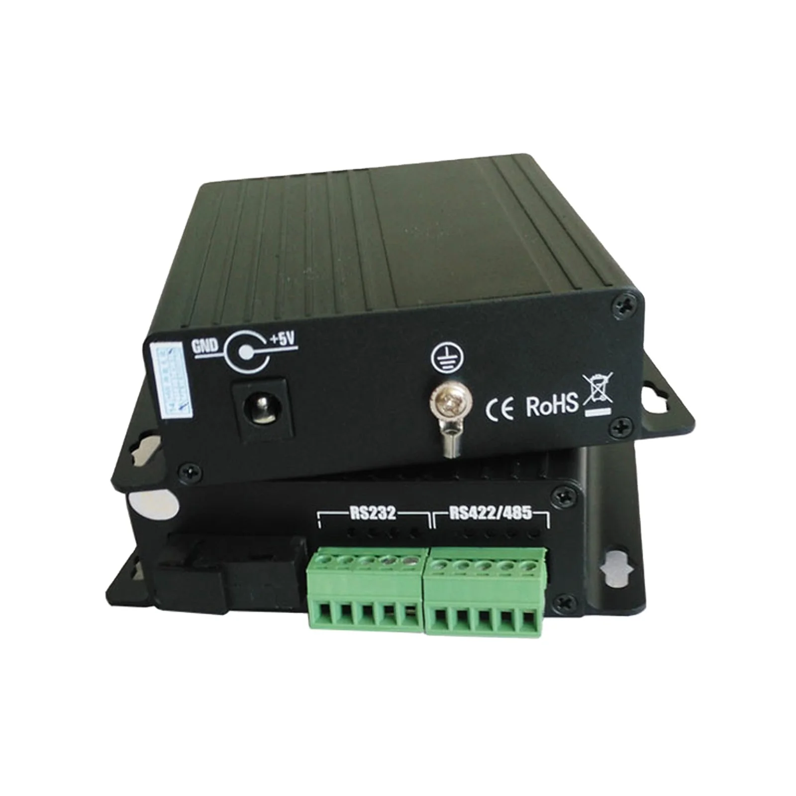 Media Converter Industrial RS232 RS422 RS485 Serial to Fiber Optic Modem