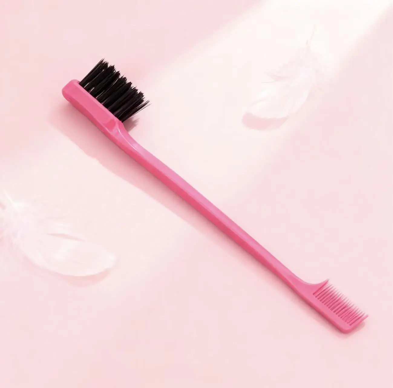 Sleek Ponytail Bun & Smoothing  Hairs, Flyaways, Edge Control - Backcombing