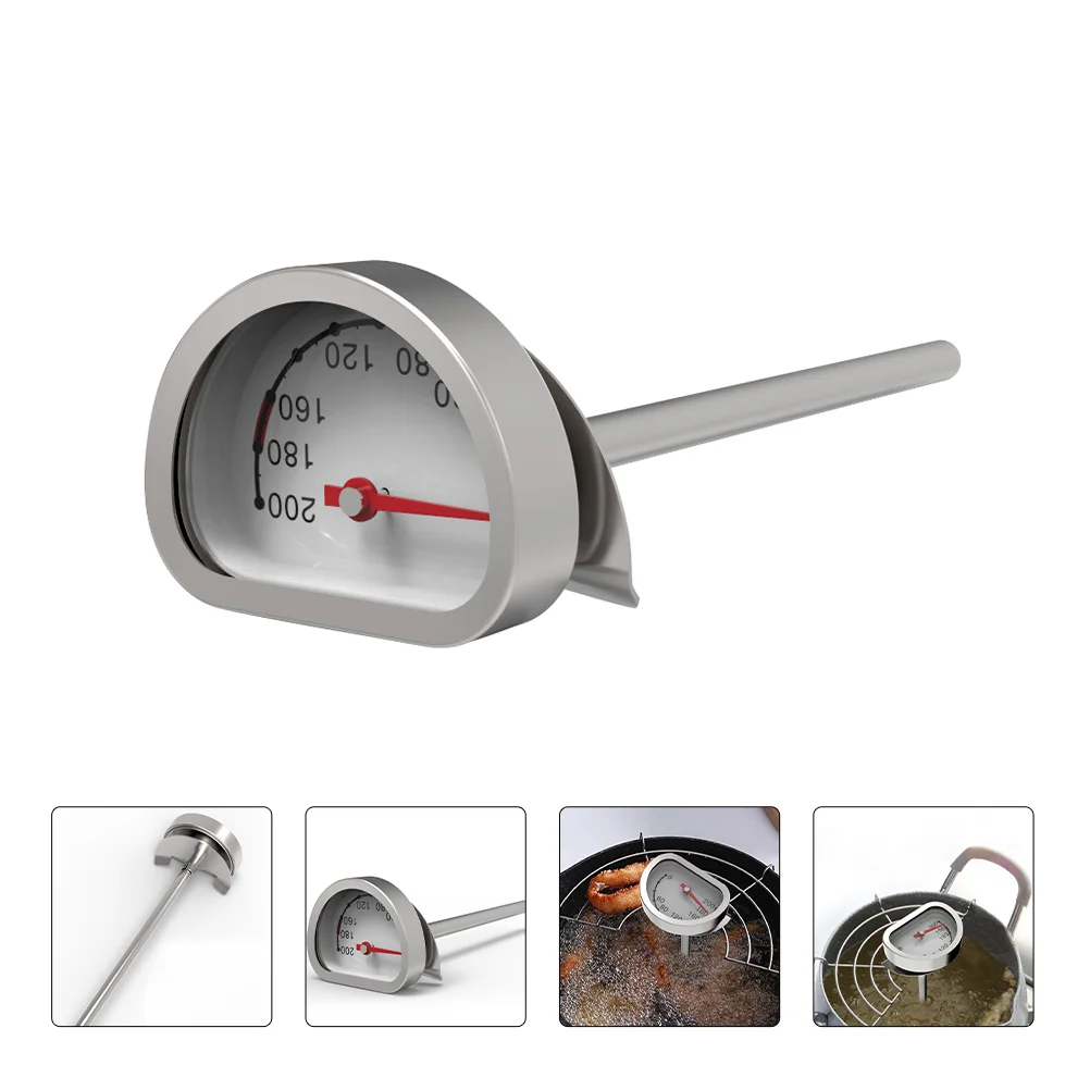 Thermometer Temperature Grill Kitchen Cooking for Meat Meals Oven Thermomter Oil Gauge Bbq Fryer Food Pan Termometer