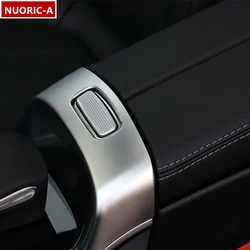 Center Console Armrest Box Button Decal Decoration Cover Trim For Mercedes Benz W177 W247 C118 X247 H247 CLA GLA GLB A B Class