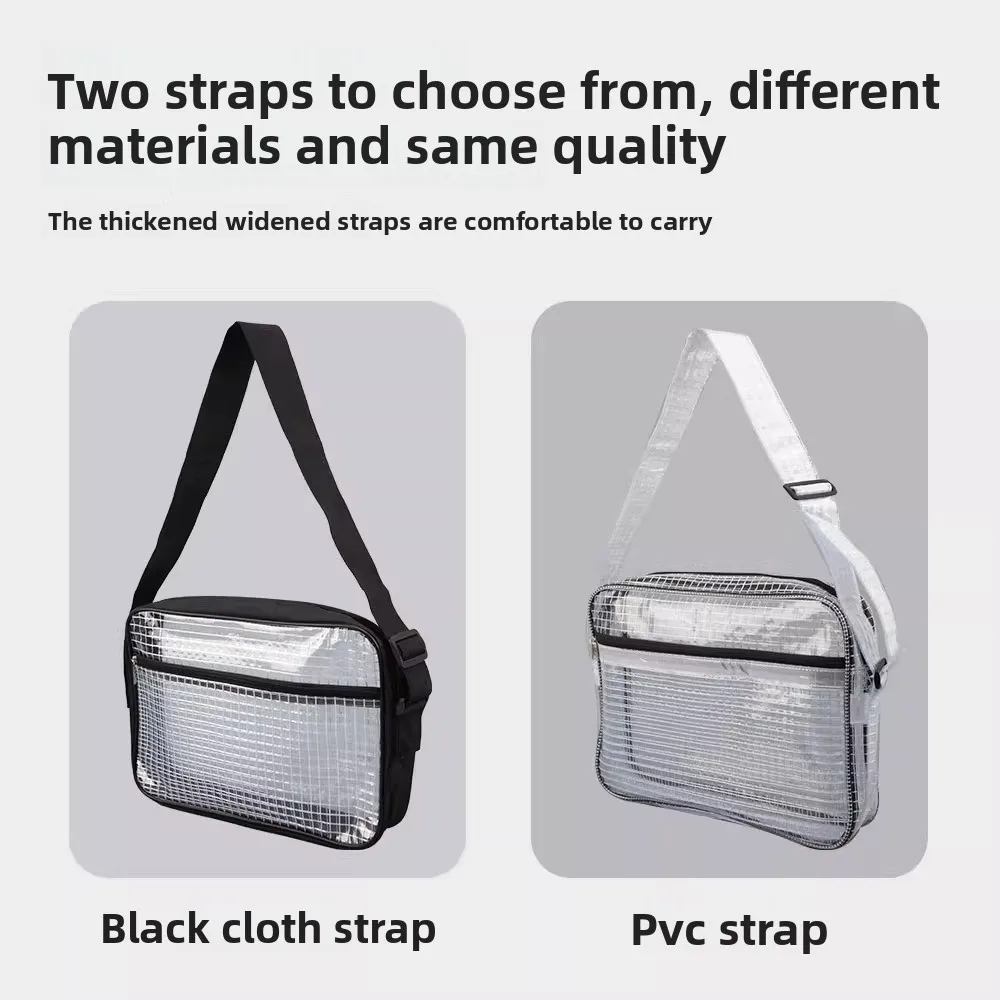 طقم حقيبة PVC شفافة خالية من الغبار ومضادة للكهرباء الساكنة، حل أمان للتخزين في شبكة الغرفة النظيفة