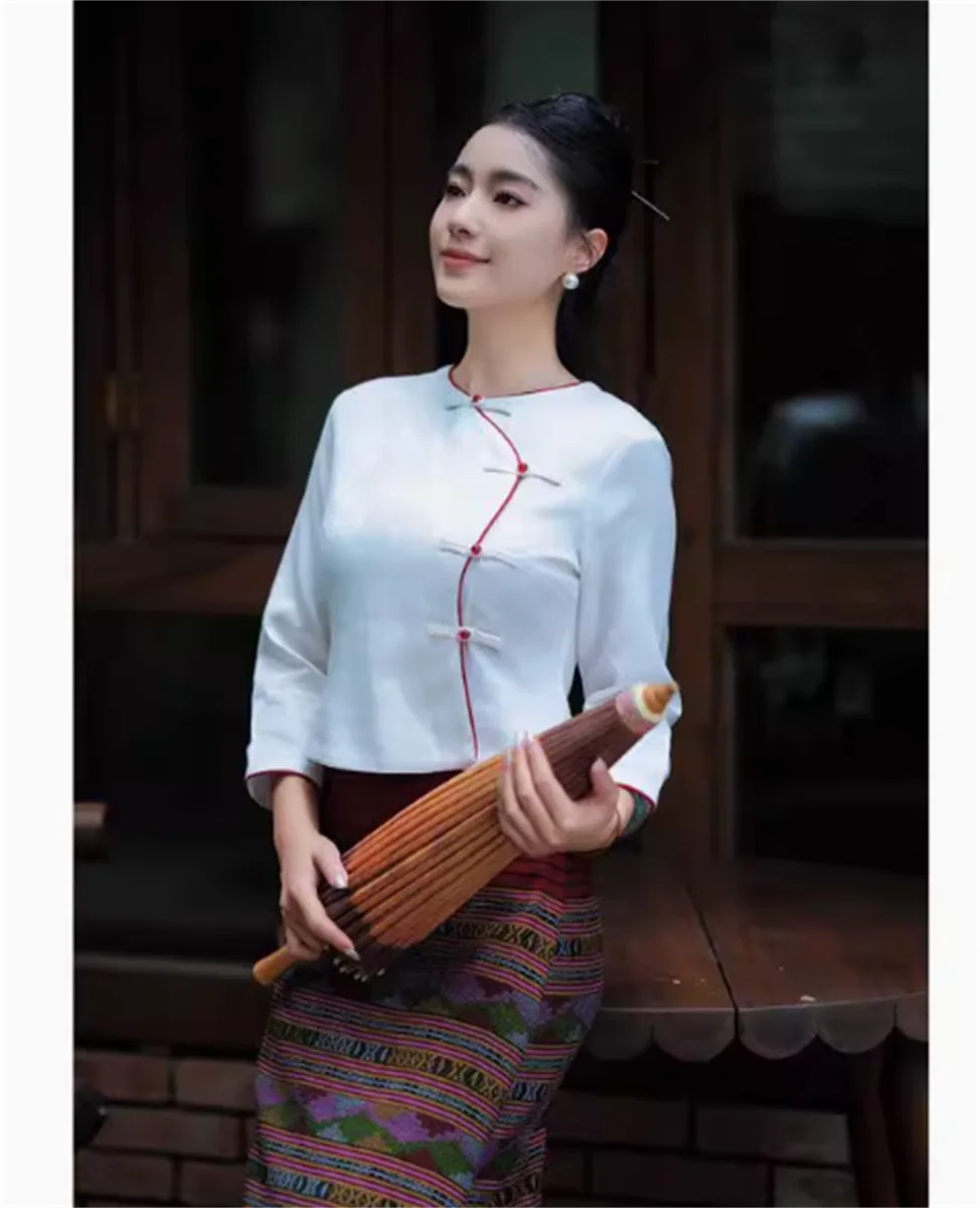 Xishuangbanna Dai ethnic group's spring and summer new style women's clothing temperament women's half skirt