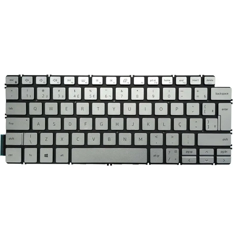 Imagem -03 - Backlit Brasil Eua Teclado para Dell Inspiron 135390 5391 7390 7391 14 5493 5498 7490 14-5490 5494 P83f Latitude 3301 3410 Novo