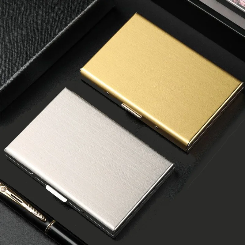 Stainless Steel Tin Box Case Container Cigarette Storage Case Box Gift Women with Snap Closure Versatile Metal Cigarette Case Ca
