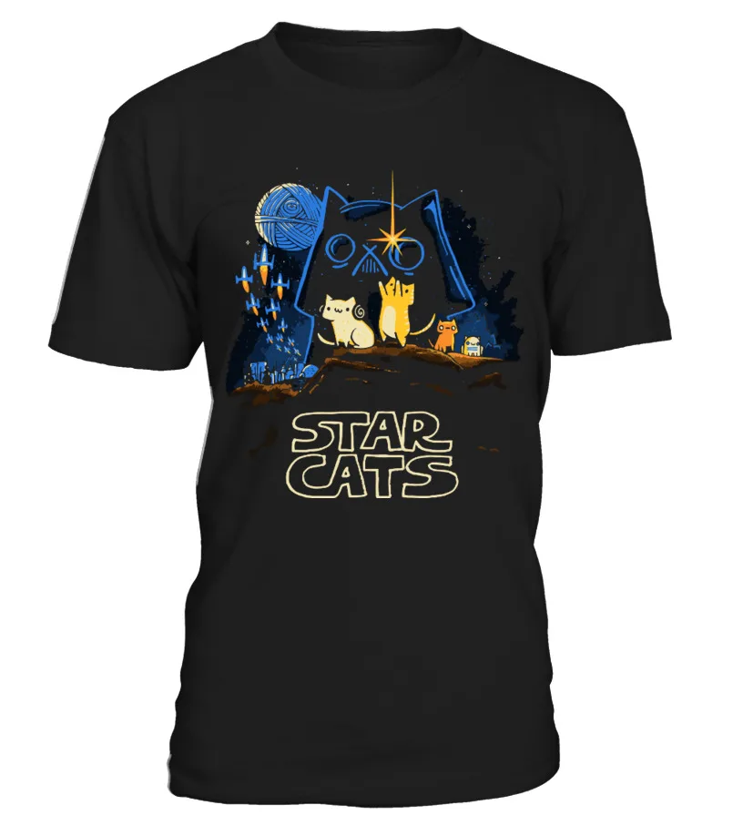 NEW Star Cats, Best Gifts For Guys, Classic Shirt Vintage Trending S-5XL