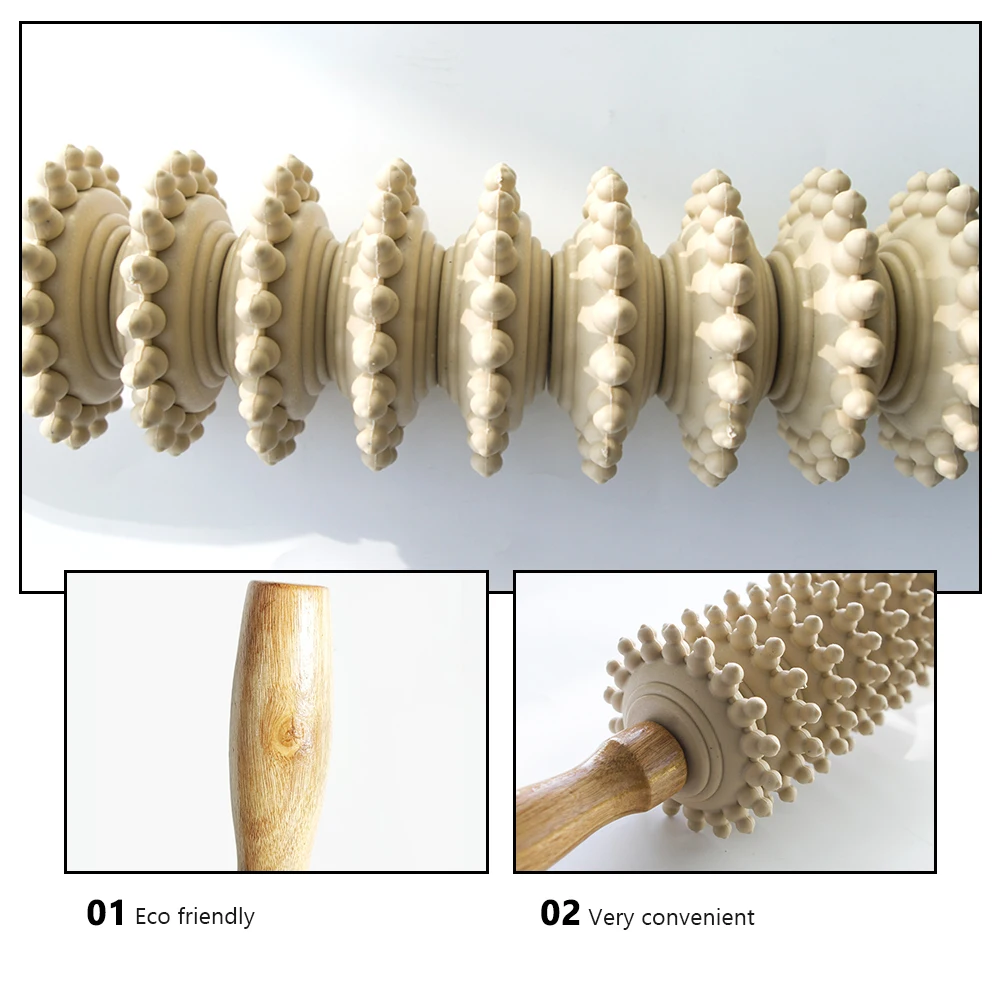 

1 шт., ролик для мышц спины, шеи, спины, для сохранения здоровья, экологически чистый, из полипропилена, для фитнеса на животе
