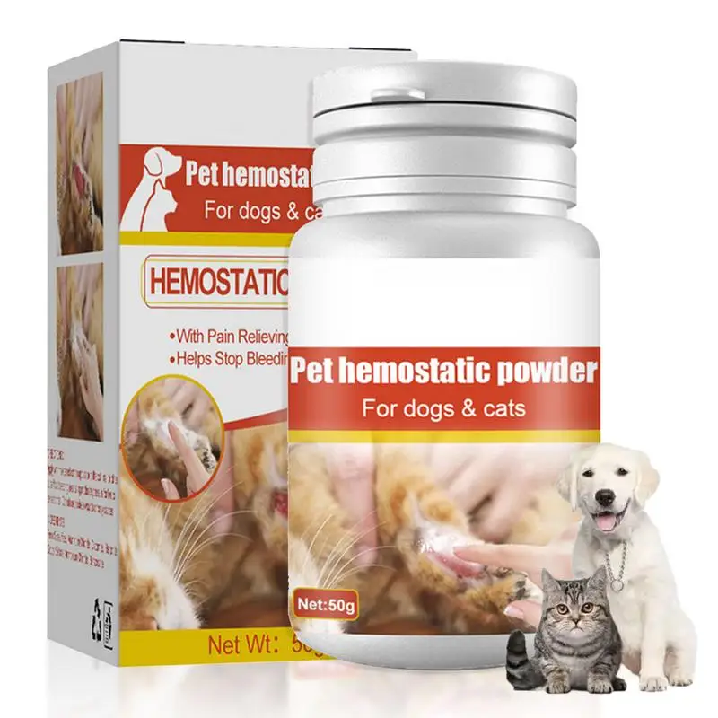 Pet Styptic Powder Blood Stop Powder For Dog And Cat Dog Nail Blood Stopper Pet Wound Healing Powder Dog Stop Bleeding Products.