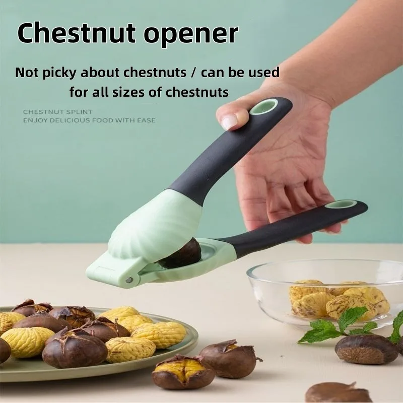 【New Chestnut Opener】 -Shelling and peeling chestnuts,household gadgets;suitable for raw chestnuts;ideal for kitchen accessories