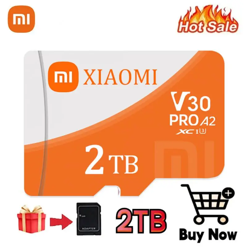 Xiaomi 2TB High Speed Memory Card 1TB 512GB 256GB Class 10 Micro TF SD Card 1TB SD Memory Card For Nintendo Switch Phone/Ps4