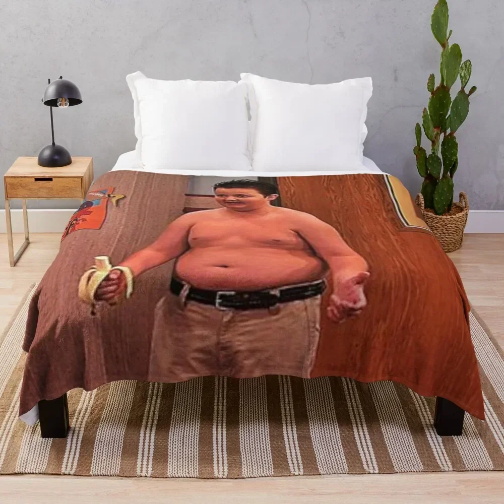 

Gibby Banana Meme iCarly Throw Blanket Soft Bedroom Blanket for Night Sleeping