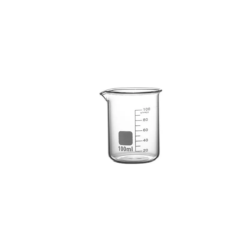 YWDL Hochwertiger Borosilikatglas-Messbecher mit Skala, Laborbecher, Küchen-Backmessbecher 50/100/150/250/500/1000ml