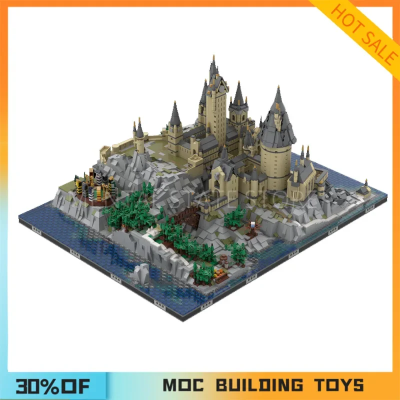 

NEW 7587PCS Customized MOC Micro City Castle Building Blocks Technology Bricks DIY Creative Assembly Education Toys Holiday Gift