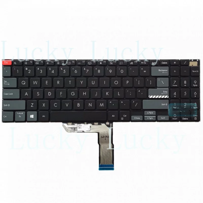 

Новая клавиатура для ноутбука Asus Vivobook Pro 16X N7600XX M7600XX, американская раскладка, с подсветкой