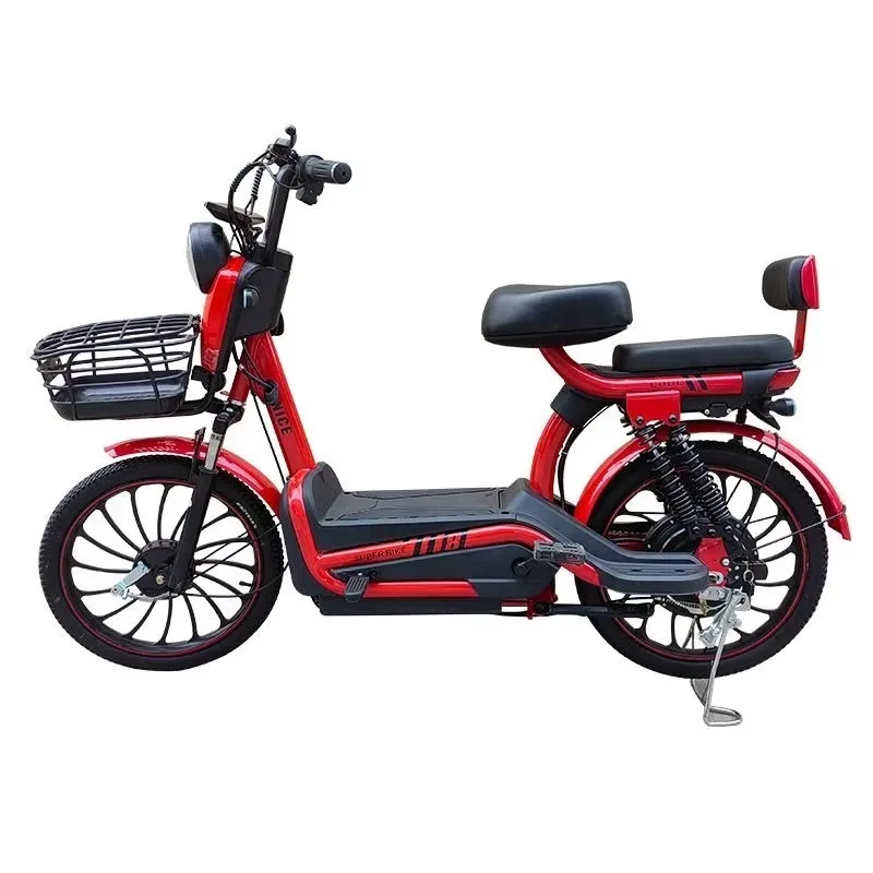 Zuimi high-end bicicleta de cidade elétrica cubo dianteiro sem escova 250w motor 48v 15ah bateria 6 velocidades quadro de aço carbono 60km faixa chumbo-aci