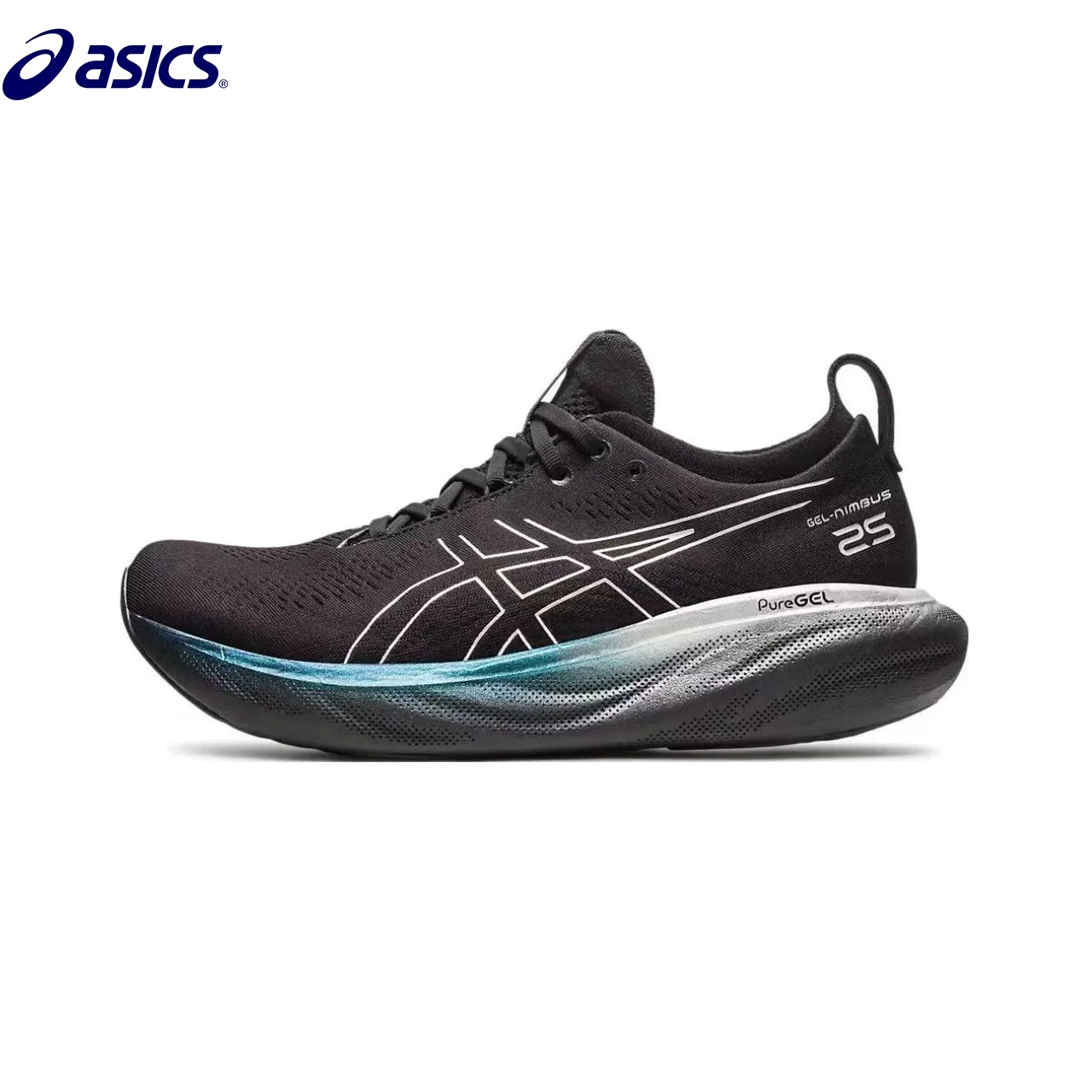 Оригинальные кроссовки Asics Nimbus 25, мужские кроссовки с подушкой, устойчивая спортивная обувь Asics, кроссовки унисекс Nimbus 25