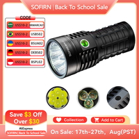 Sofirn Q8 Plus 6*XHP50.2 LED Torch 21700 USB C Rechargeable 16000lm Powerful Flashlight EDC Portable Lantern Lamp BLF Anduril 2
