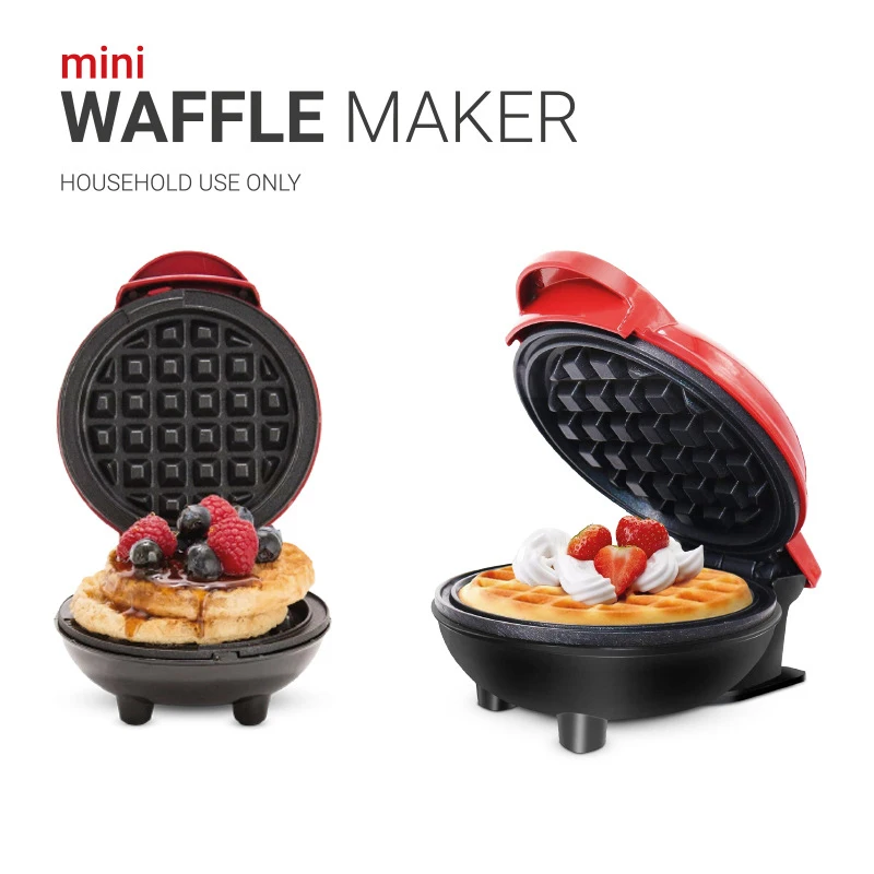 

Electric Mini Waffles Maker Machine Kitchen Cooking Appliance for Kids Breakfast Dessert Pot Cake Pan Bubble Small Fried Eggs