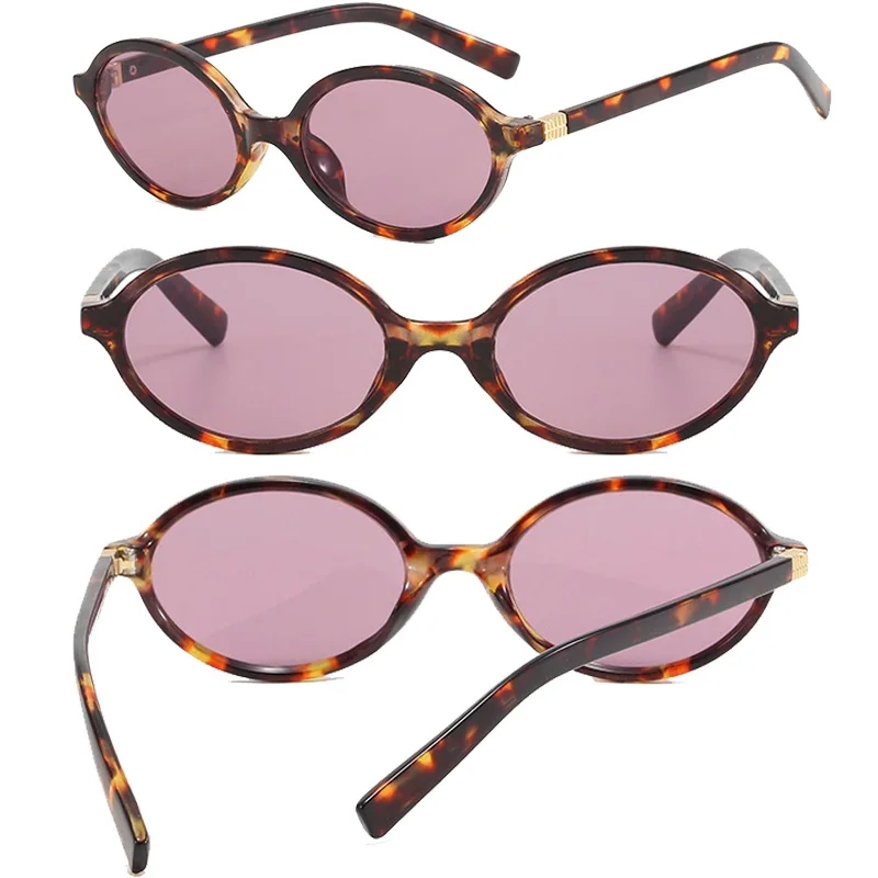 Oval Small Frame Luxury Brand Woman Sunglasses Women Retro Female Glasses Anti-blue Light Eyeglasses Trend Ladies Glasses men image 3