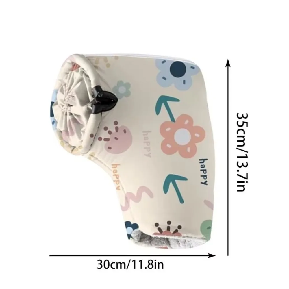 مقاوم للماء دراجة نارية المقود قفازات الشتاء اليد حامي بطانة غطاء مقبض دافئ قفازات يندبروف دراجة نارية سكوتر #6