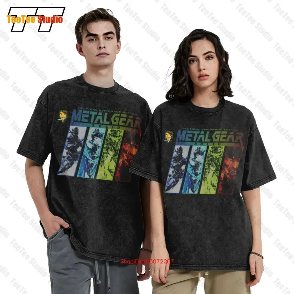 Metal Gear Solid V2 Computer Game Vintage Oversized T-Shirt ZI55