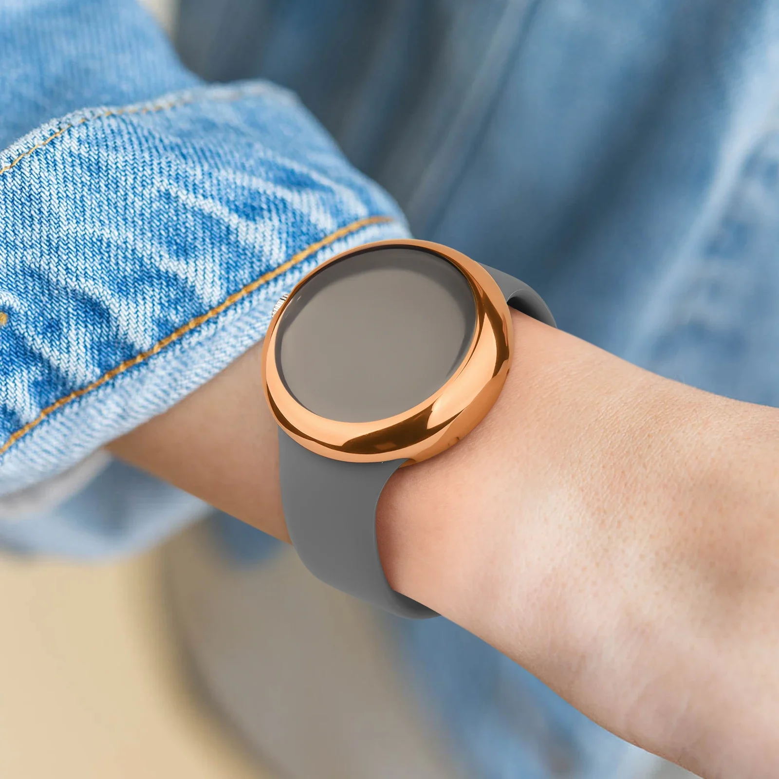 Custodia morbida in TPU per Google Pixel Watch Guscio protettivo a copertura totale per custodie ultrasottili per protezione schermo Google Pixel Watch