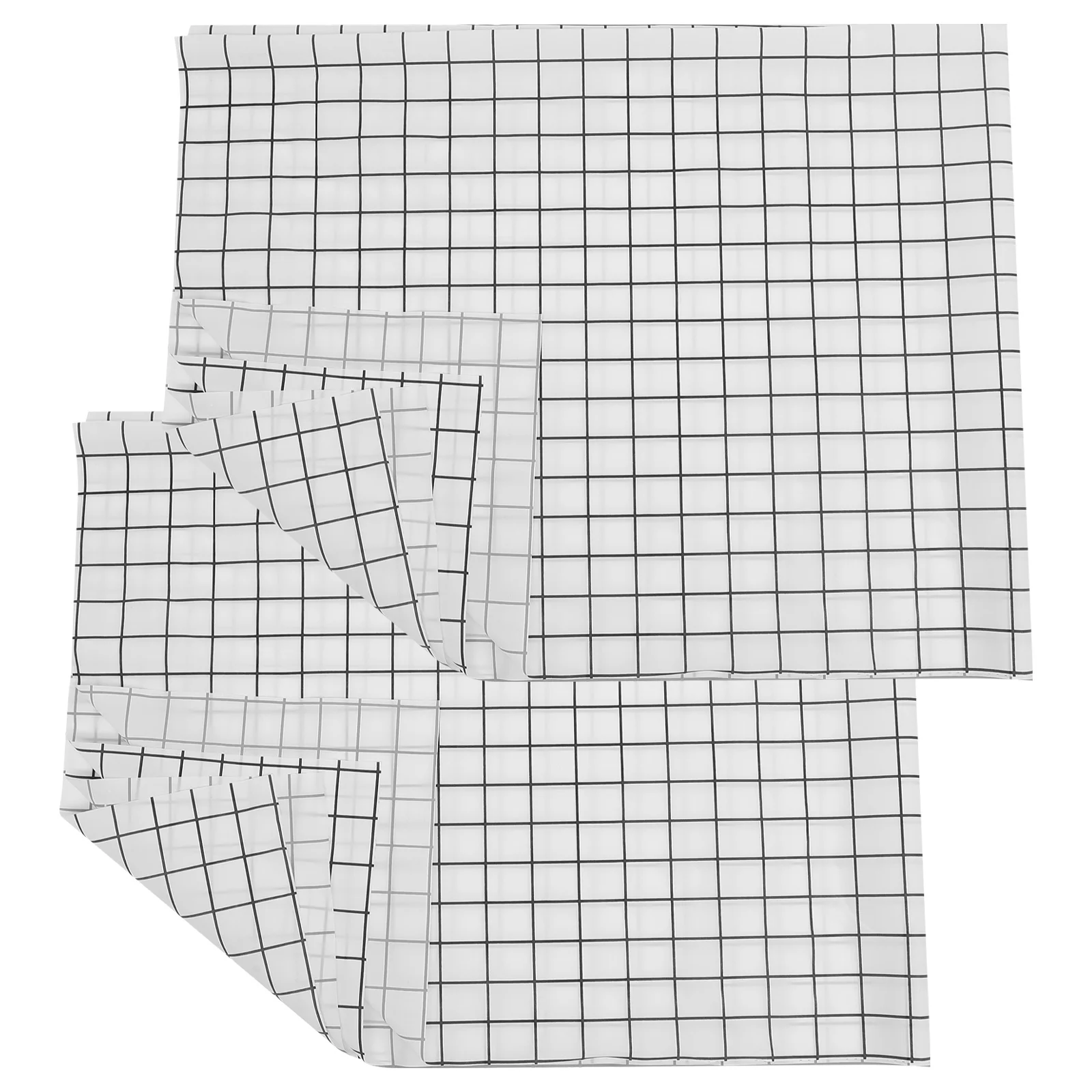 

2Pcs Waterproof Plaid Table Cloth Oilproof Table Cover Outdoor Camping Picnic Tablecloth Wear-Resistant Tablecloth