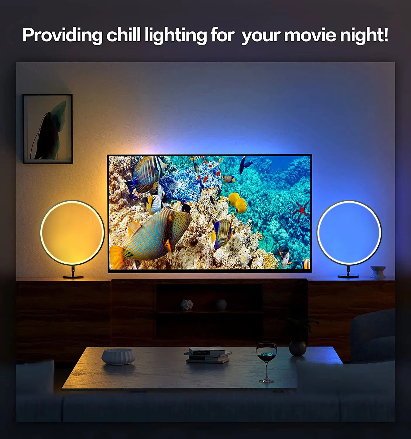 Creative Smart Neon Night Light USB RGB Desktop Atmosphere Table Lamp Bluetooth Wall Lamp Suitable for Game Room Bedroom Decor