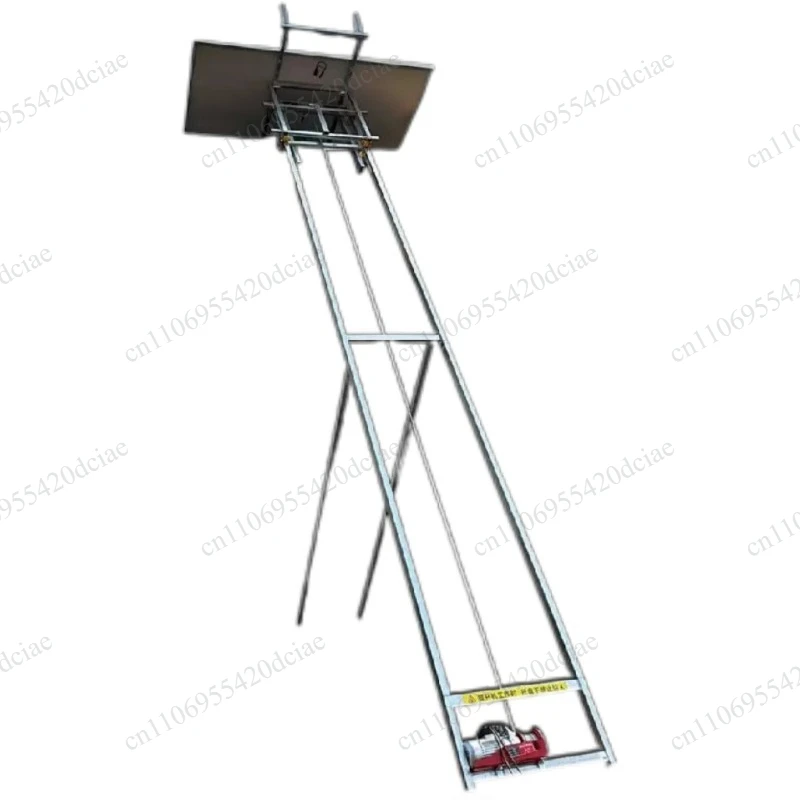 Used for villa tile house construction, 4-25m customizable roof solar panel elevator, steel cargo elevator