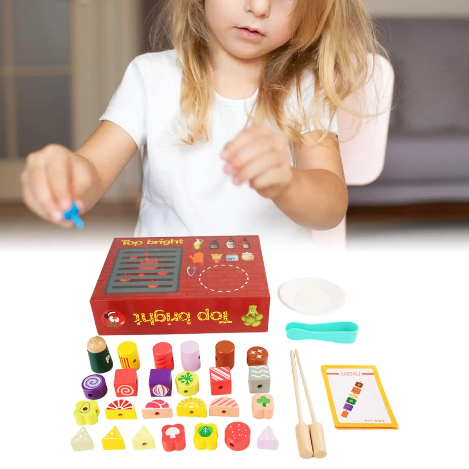 Ensemble de jouets de cuisine pour enfants, barbecue coule, jouets alimentaires pour enfants, cadeaux préscolaires, 3 ans, 4 ans, 5 ans, 6 ans, 7 ans