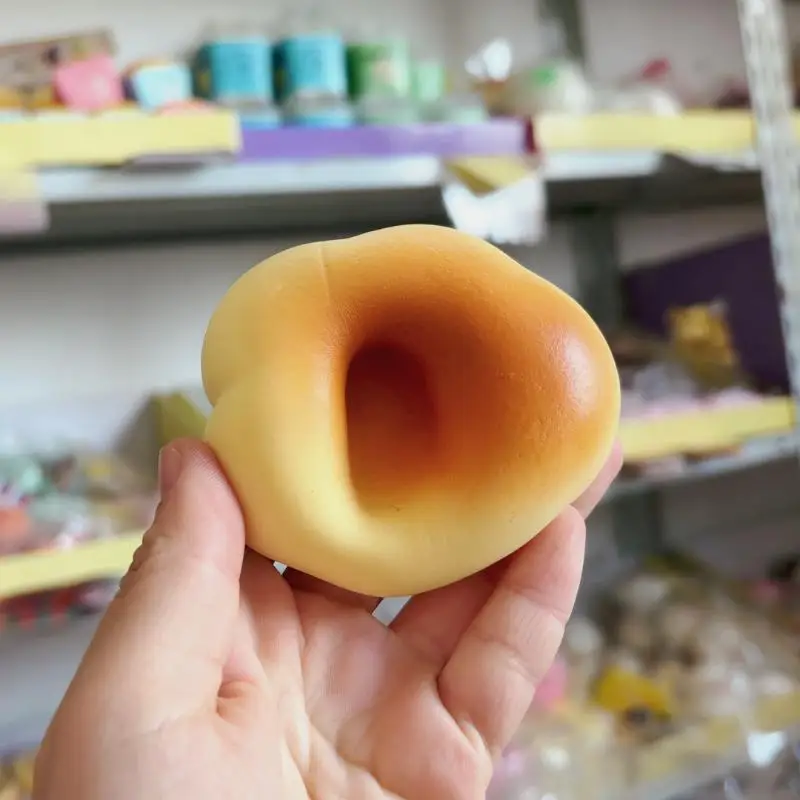 Caramel Cloud Bread Slow Rebound Squeeze Toy Cute Soft Pinch Fidget Toy for Kindergarten Reward Gifts