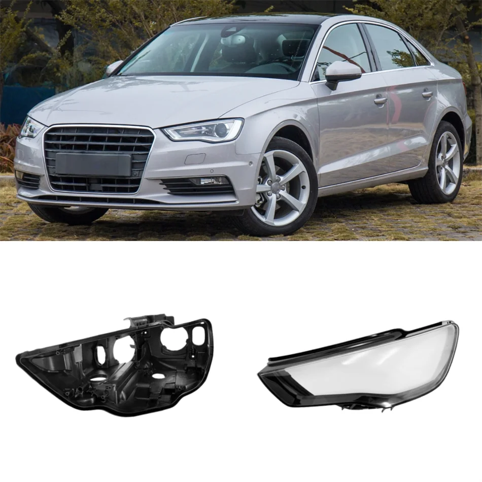 

Для Audi A3 2013 2014 2015 2016, внутренние запасные части автомобиля, стеклянная фара, держатель лампочки автомобиля