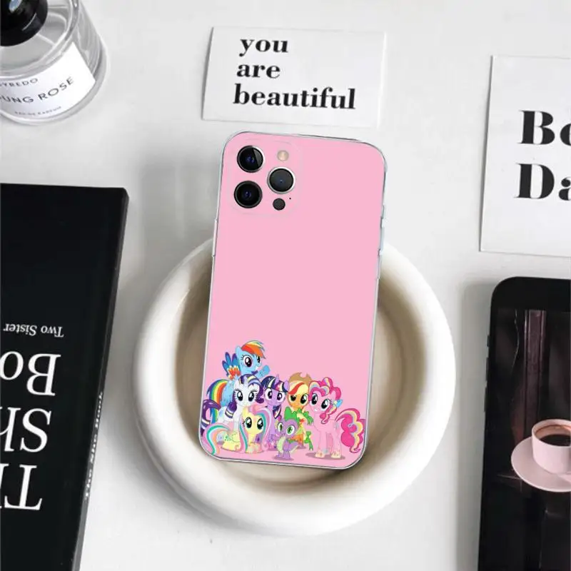 M-My L-Little P-Pony Phone Case For iPhone 15 14 13 12 Mini 11 Pro XS Max X XR SE 6 7 8 Plus Soft Silicone Cover