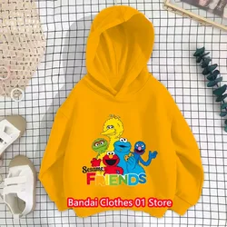 Sesame Street Hoodie Kids Fashion Children Baby Boys Clothes Sesame Street Sweatshirt Children Tops Girls Clothing Sweater