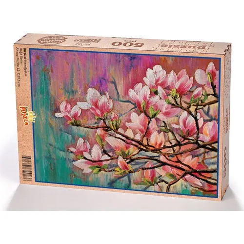 King Of Puzzle Magnolias Wooden Puzzle 500 Parts