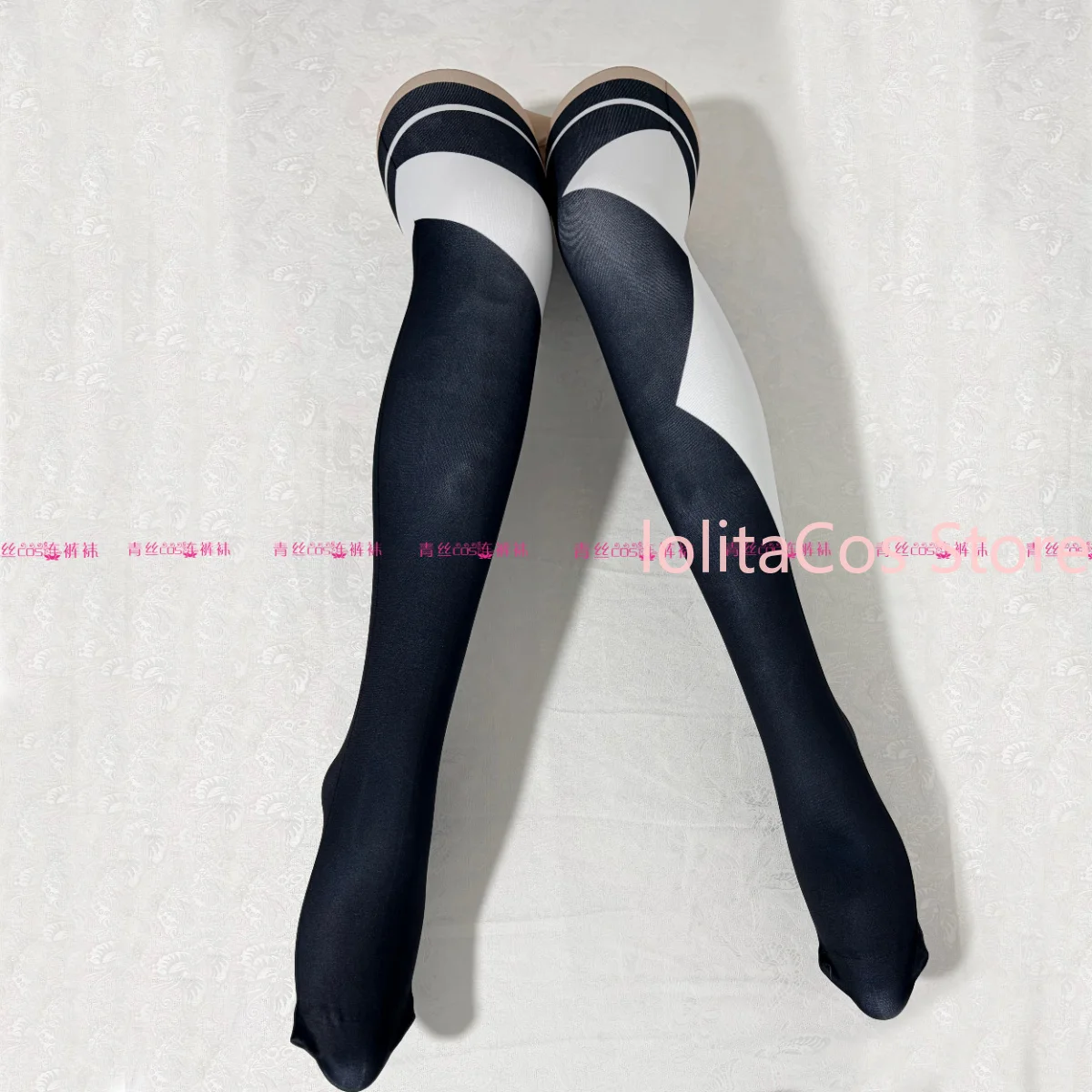 Azur Lane Admiral Hipper Cosplay Clothes Anime Printed Pantyhose Comic Con Prop Role Play Stocking Women Halloween Gift view 4