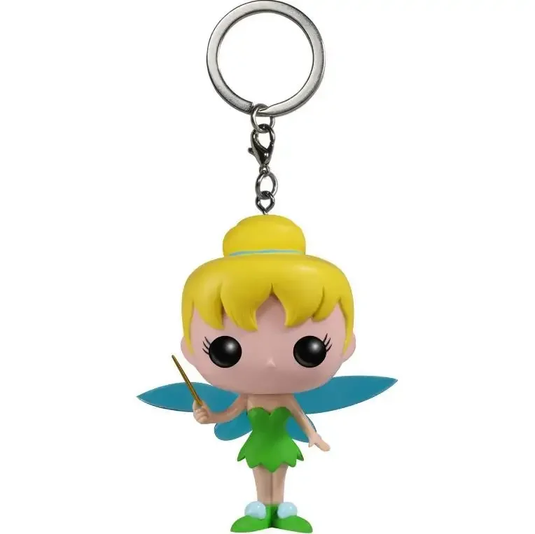 Funko Pop Pocket Princess Keychain Tinker Bell Action Figure Toys for Children Model Toys for Children Birthday Gift