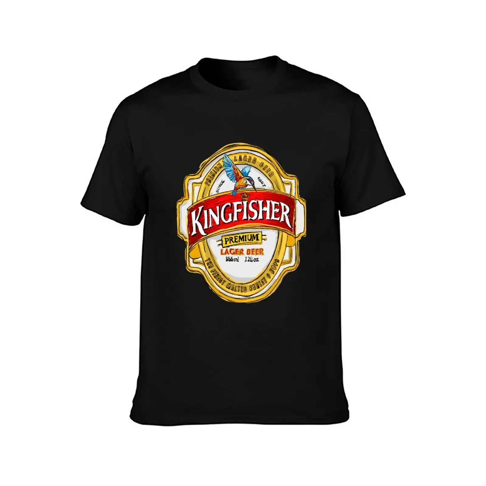 Kingfisher Lager POP T-Shirt Mechanic Work Tee Shirt T-Shirt
