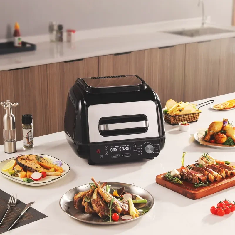 Multifunctional Electric Grill for Home Cooking Non Stick BBQ Plate Overheat Protection Portable Indoor Fryer Kitchen