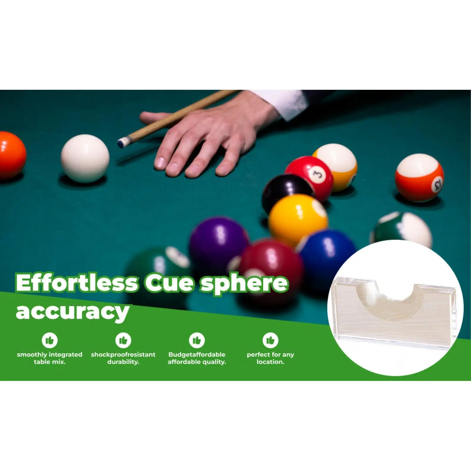 

Pool Table Ball Position Locator Plastic Billiard Accessories Training Marker for Accurate Play on Billiard Tables