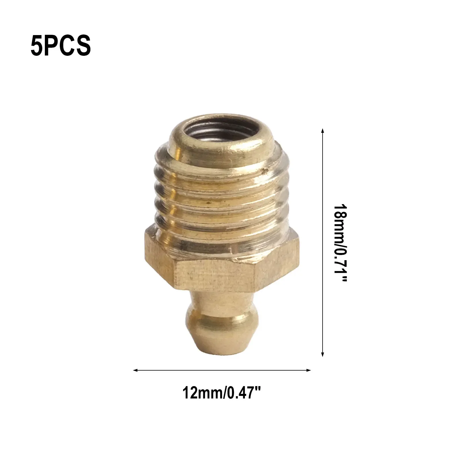 Bearings Connection Brass Long Service Life Straight Thread Total Height X Mm Bearings Copper Hexagonal Width Pcs